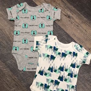 Rosie Pope 2 piece baby bodysuit, 6-9m